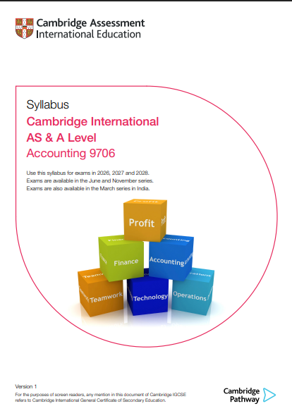 cambridge international as and a level accounting (9706)